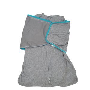 Halo Sleepsack Size Newborn Grey Ideal Temp Zip Swaddle Baby Sleep Sack